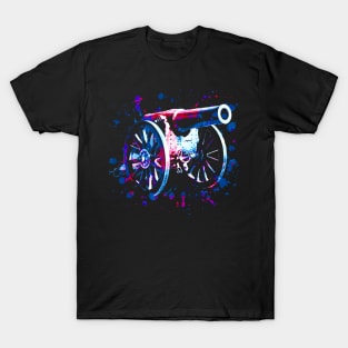 Cannon War Psychedelic T-Shirt